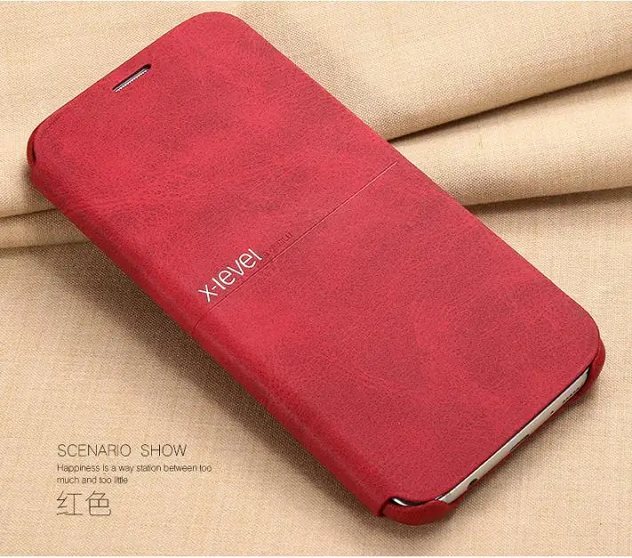 red X-Level Роскошный Ретро Классический Флип кожаный чехол для samsung Galaxy S10 S8 S9 Plus S7 Edge S6 Note 10 Plus 9 8 5 откидная крышка S10e - Цвет: red