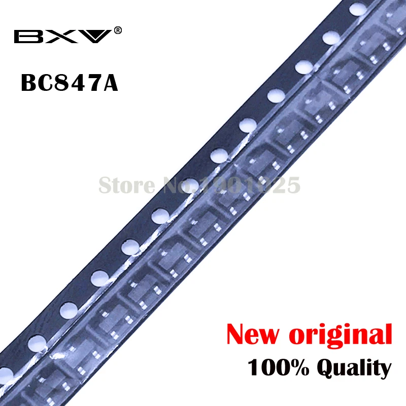 

100PCS BC847A SOT-23 BC847 SOT 1E SMD new and original