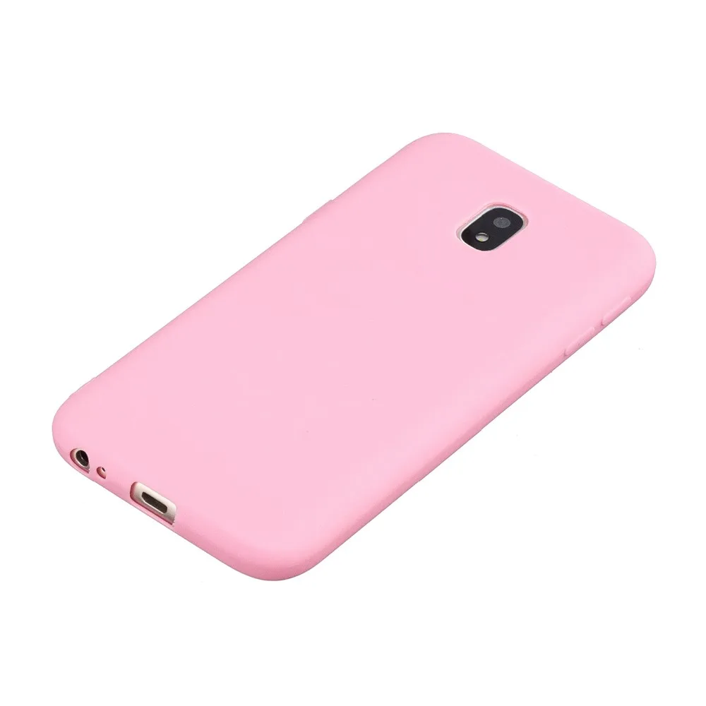 Чехол для Samsung Galaxy J3 2017 J330F/DS карамельный цвет J5 J7 A6 A8 Plus J4 J6 2018 S8 S9 | Мобильные