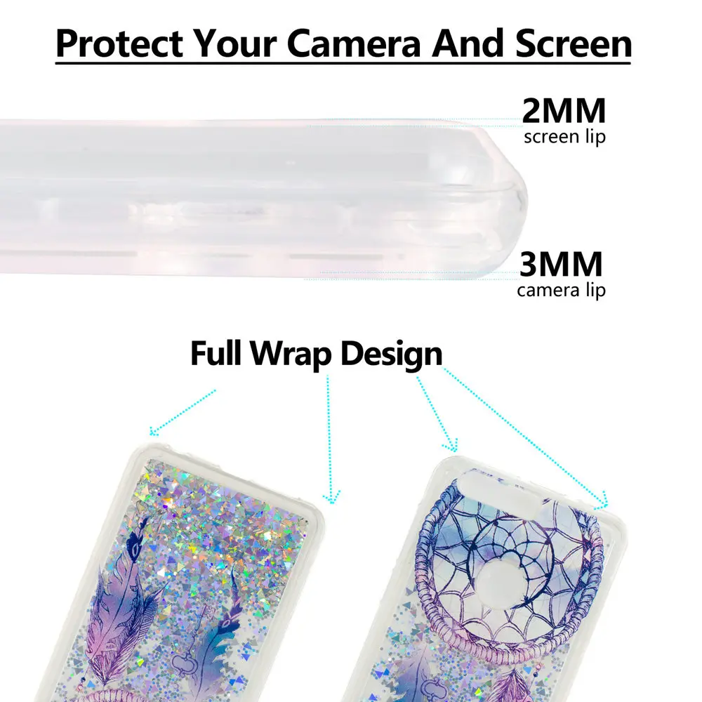 Quicksand Case For Huawei Honor 8 Dynamic Liquid Glitter Stars Phone Cover Coque Shell FRD-AL10 FRD-L09 FRD-L19 FRD AL10 L09 L19 |