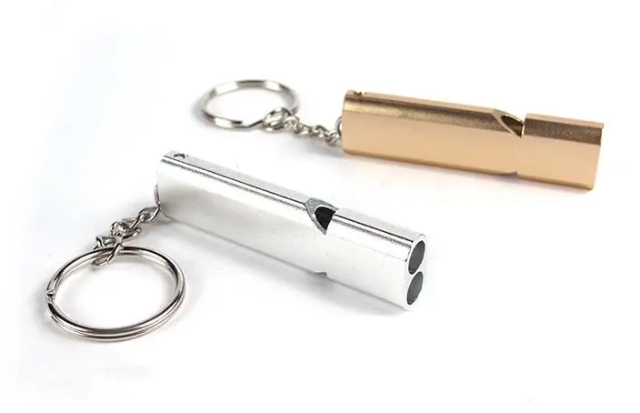 Свисток для повседневного использования на открытом воздухе с двумя трубками