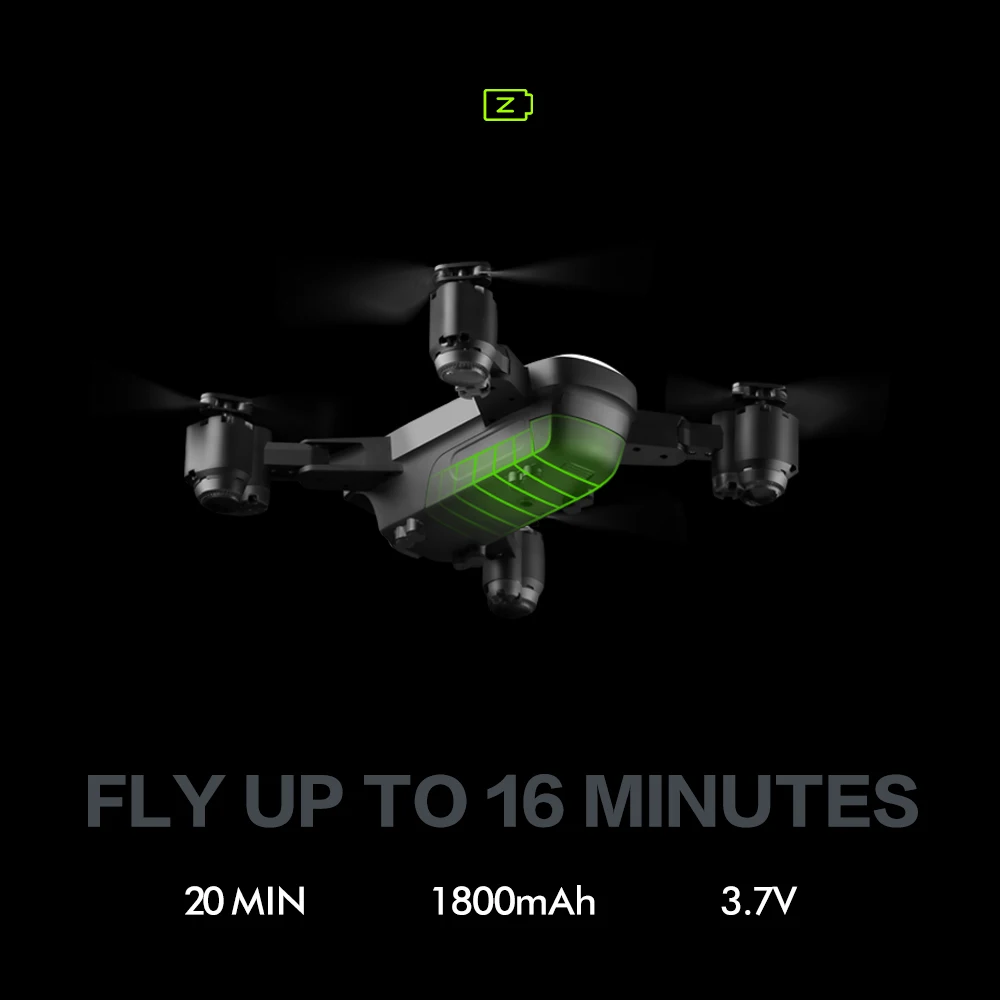Профессиональная камера SMRC S20 S20W селфи складной мини GPS RC Дрон с 720P/1080P