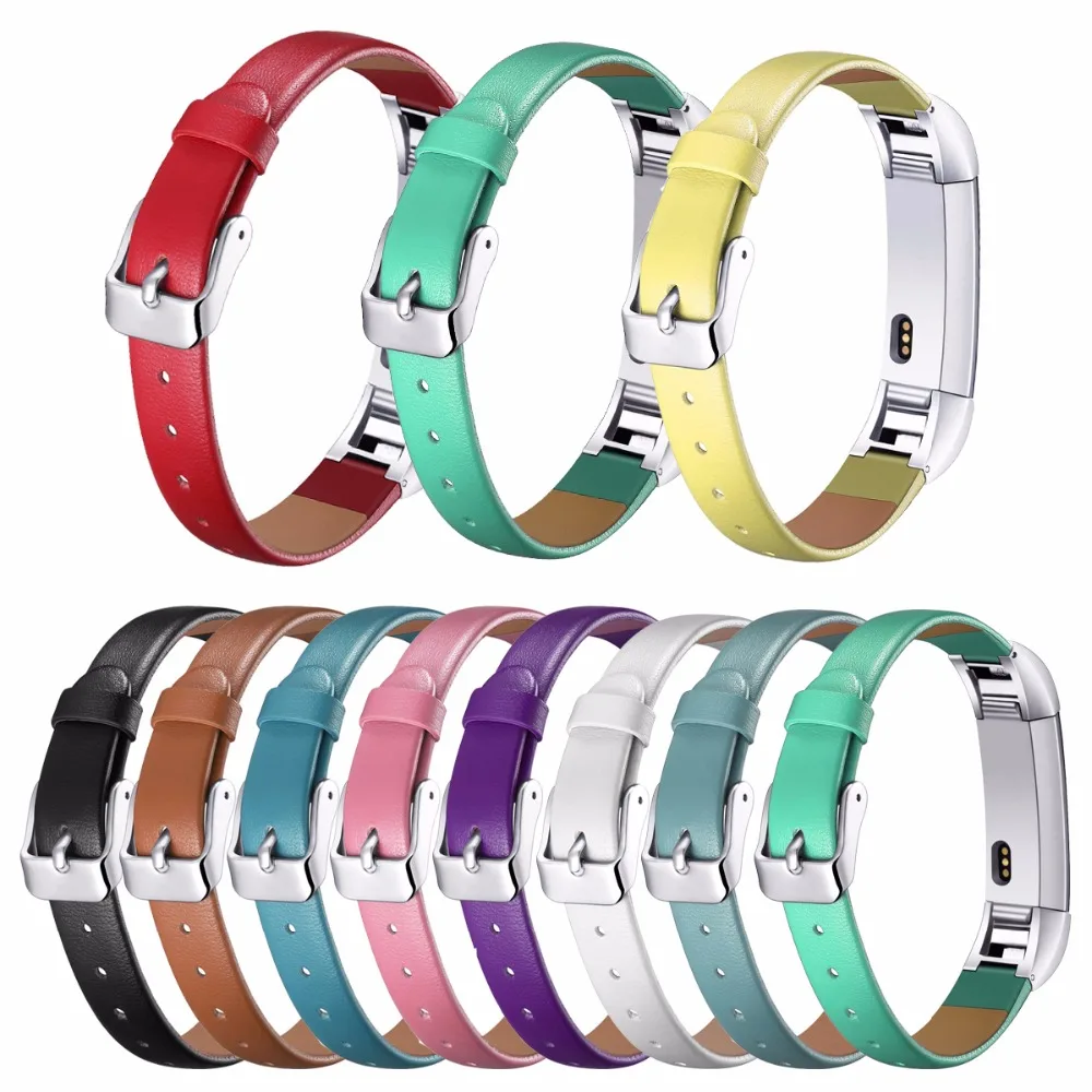 Браслет Для Fitbit Alta роскошный сменный ремешок из натуральной кожи для браслета