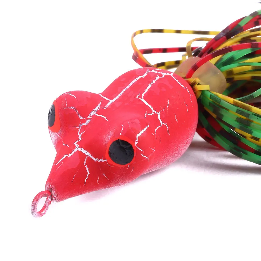 5 шт. пластиковая приманка Лягушка Мягкая 7 г 90 мм силиконовая с бородой Snakehead для