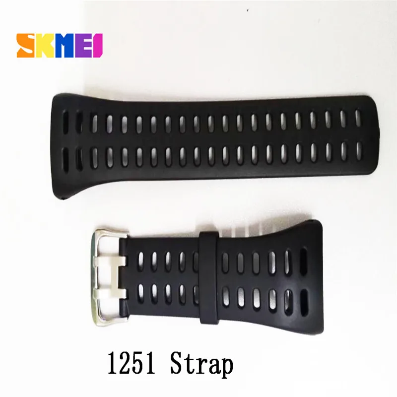 1025 1068 0931 1016 1019 1251 Model Strap of Skmei Watch Strap Plastic Rubber Straps For Different Model Bands Strap Watchbands