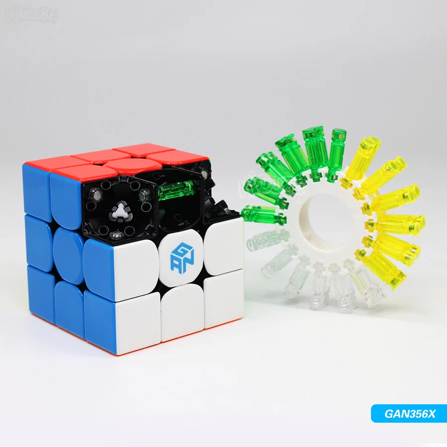Магнитный куб Gan Magic speed Cube 2x2x2 3x3x3 4x4x4 GAN 356 Air SM 354M 460M 249 v2 M 356x Stikerelss Magnetc