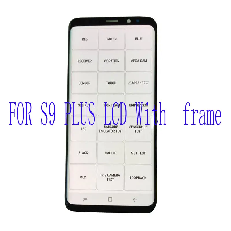 Оригинальный s9 plus ЖК дисплей Заменяет SAMSUNG Galaxy S9 + сенсорный экран дигитайзер с
