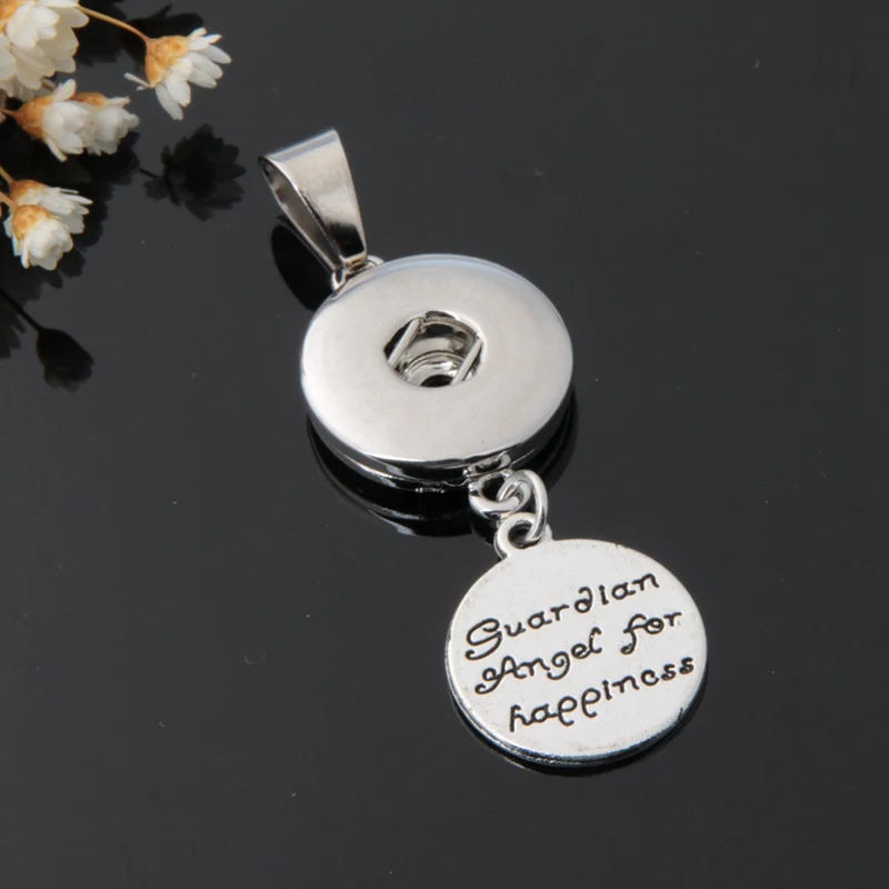 2 шт. модные тибетские Подвески для ног металл сделай сам 18 мм кулон с кнопкой