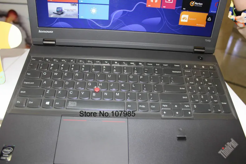 Ультратонкая прозрачная клавиатура из ТПУ Защитная крышка для Lenovo IBM Thinkpad E530 E530C