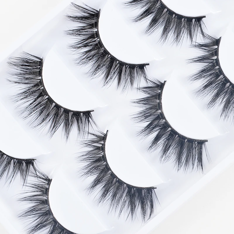 

NEW 5 pairs mink eyelashes false lashes mink 3d fake eyelash extension make up cilios natural long cruelty free lash