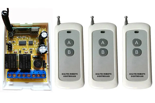 Реле дистанционного управления для гаражных дверей 12 в пост. Тока 24 2 канала 500