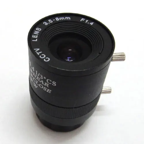 1/3 &quotCS F1.4 ручной Lris 3 5 8 мм CCD Объектив CCTV для цвета B/W Камера авто iris объектив|lens