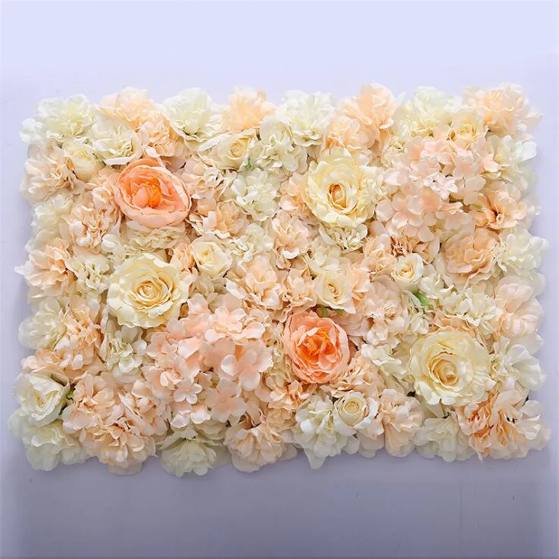 

60*40 см цветочный фон искусственный цветок настенное украшение Гортензия роза цветок для свадьбы свод павильон углы Декор