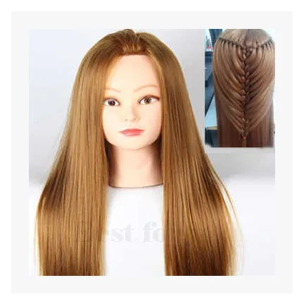 Бесплатная доставка 100% Термостойкое волокно Женский манекен головы с подставкой