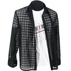 Кружевная Черная кружевная черная рубашка MJ Майкл Джексон Ты не один для концерта MTV в Куала-Лумпуре