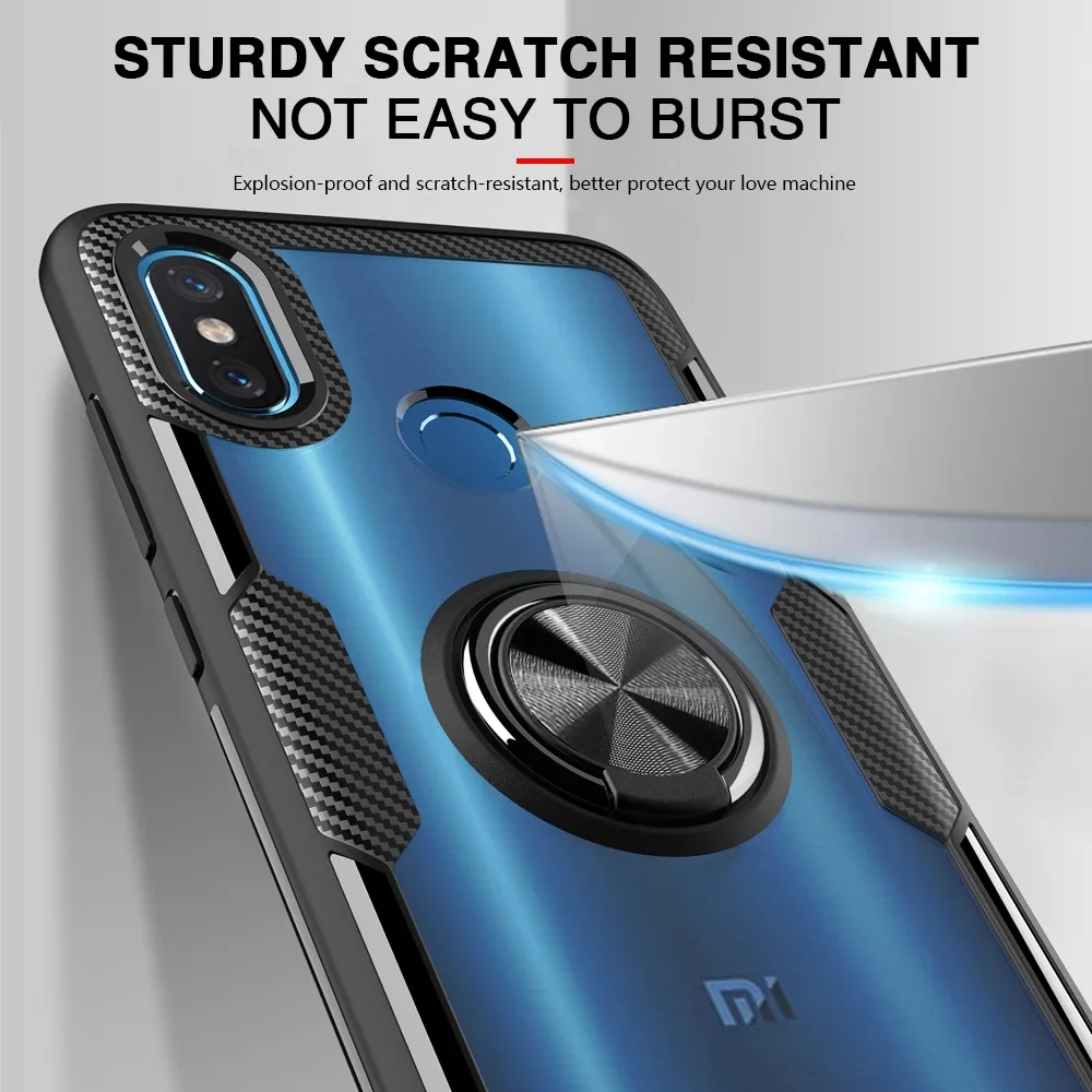 Чехол-бампер из ТПУ для Xiaomi Redmi Note 7 чехол с кольцом-подставкой автомобильный