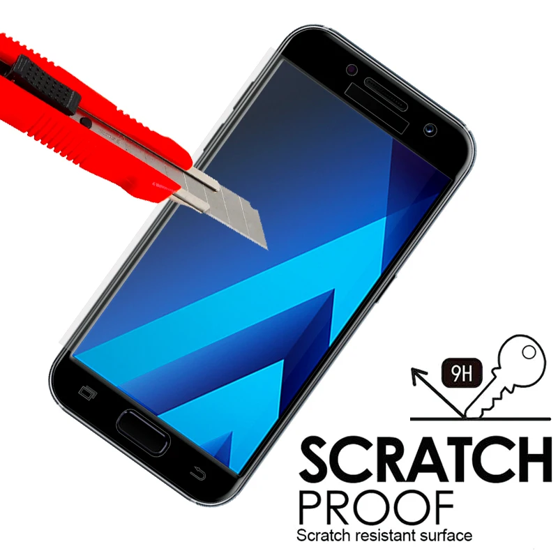 A5 2017 A520 9 H 2.5D полноэкранное закаленное стекло для Samsung Galaxy A520F 5 2 дюйма защитная