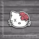 Zombie Kitty Скрапбукинг Канцтовары Граффити стикер Декор Для Ablum дневник скрапбукин ноутбук новые школьные принадлежности Один