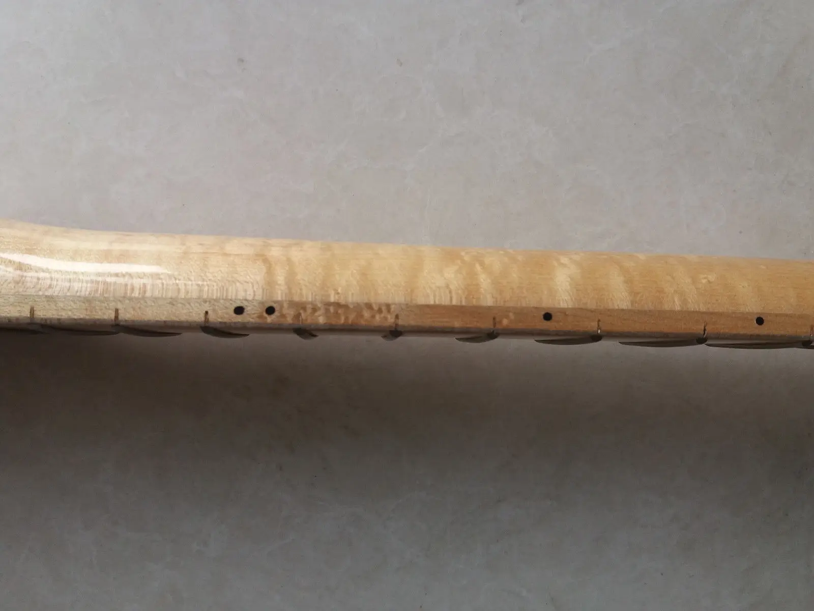 1 шт. DIY 24frets Глянцевая натурального дерева Birds Eye Maple Гитары шеи|Детали и аксессуары
