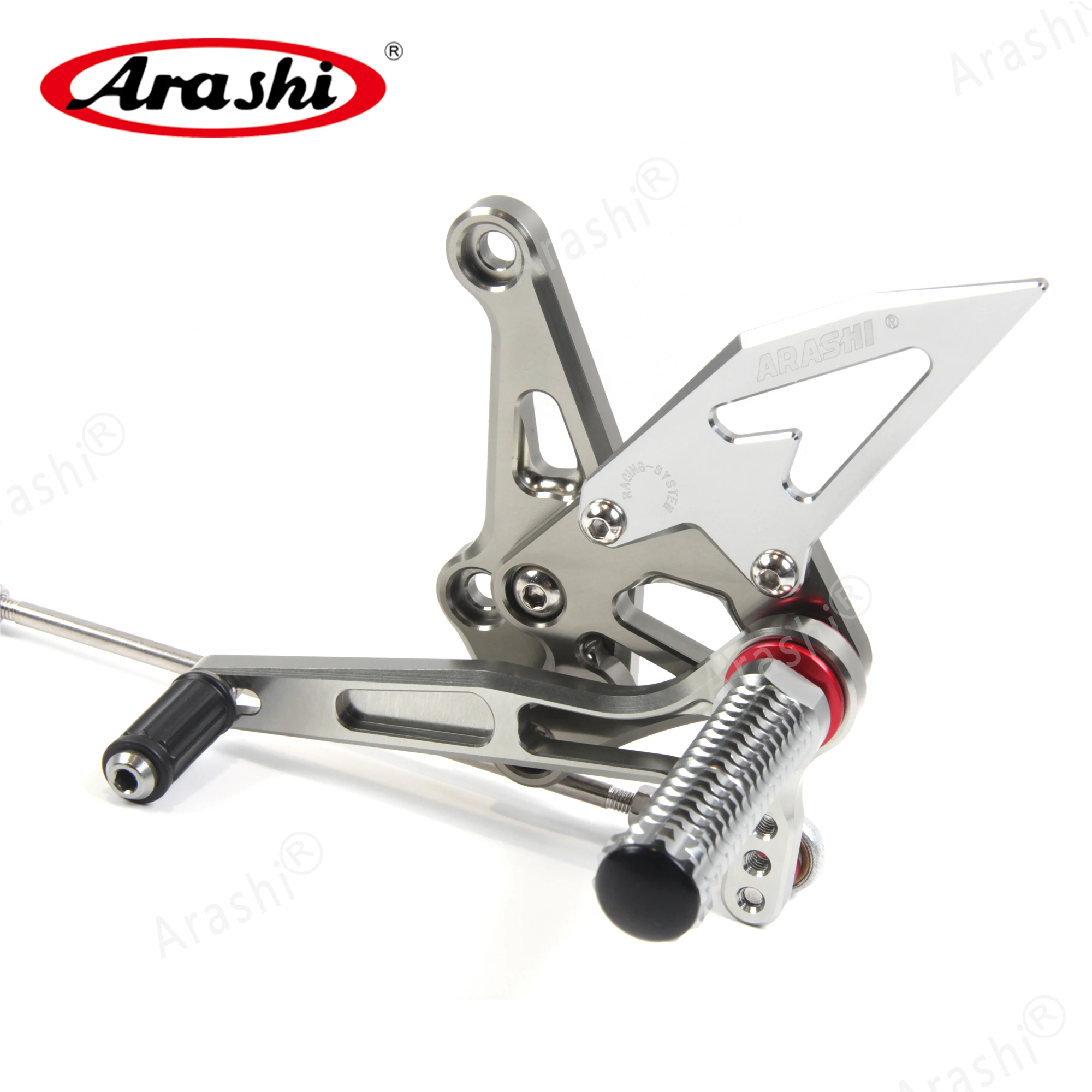 Arashi Z1000- CNC регулируемая подножка для KAWASAKI Z 1000 CNC Rearset подножки Z1000SX Ninja 1000
