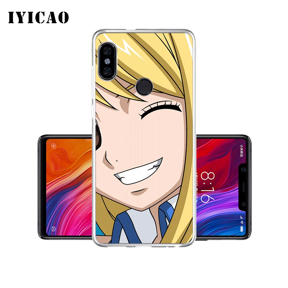 Мягкий силиконовый чехол для телефона IYICAO Lucy Heartfilia Fairy Tail Xiaomi Mi 9 8 SE 6 A1 A2 Lite F1 MIX2S MIX3