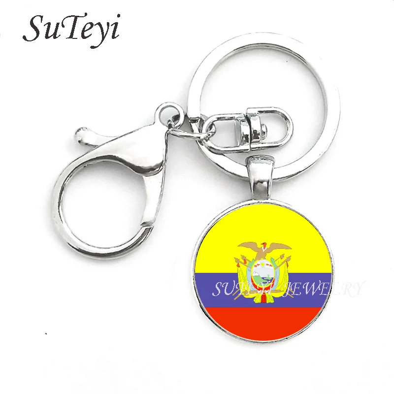 SUTEYI изысканное популярное ювелирное изделие Бразилия и флаг Эквадора с рисунком