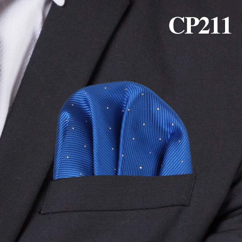 CP211 Модные костюмы в горошек карманные квадратные для мужчин бизнес полотенце для сундуков носовые платки для джентльменов классический костюм салфетка мужской носовой платок - Цвет: CP211