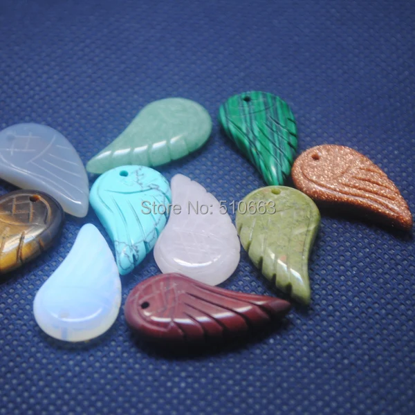 10 шт./лот кулон в форме крыла модные мужские ювелирные аксессуары размер: 16x30 мм