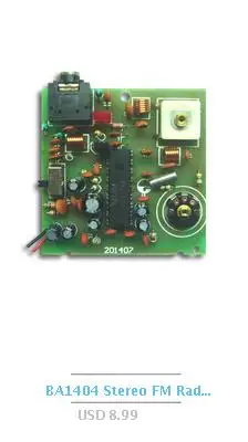 BH1415F FM передатчик плата цифровой дисплей частота 88-108 МГц радио PLL фазоблокировка петли FM стерео передатчик 5 в 12 В DC
