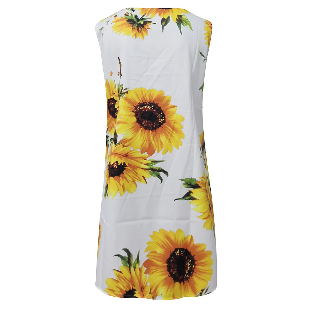 Модное винтажное женское платье с цветочным принтом 3d принт богемные пляжные