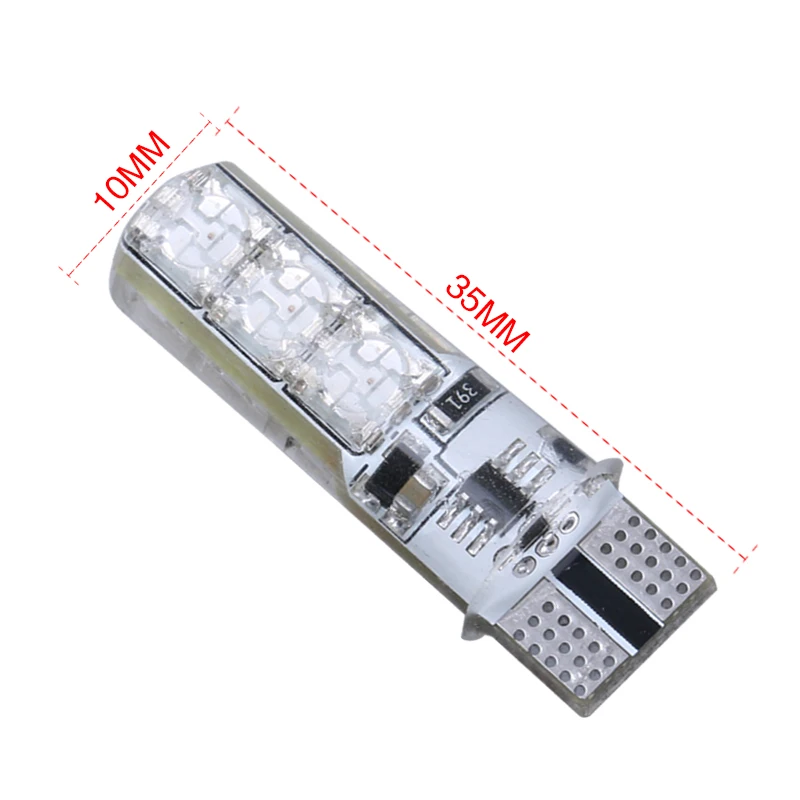 20 штук T10 W5W 5050 6SMD светодиодный Габаритные фонари для автомобиля SMD RGB 194 168 лампы