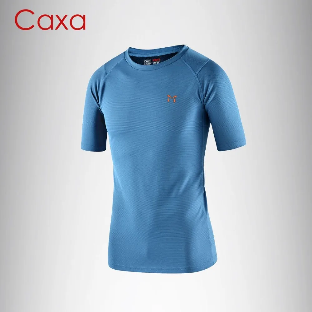 Мужская быстросохнущая Спортивная футболка Caxa легкая мягкая для альпинизма