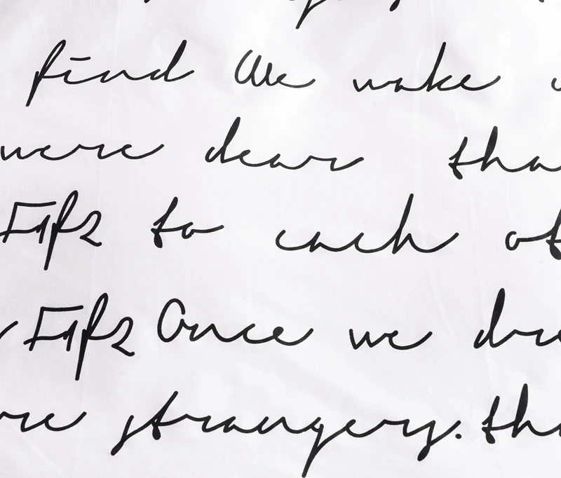 Набор пододеяльников с буквенным принтом комплекты постельного белья для