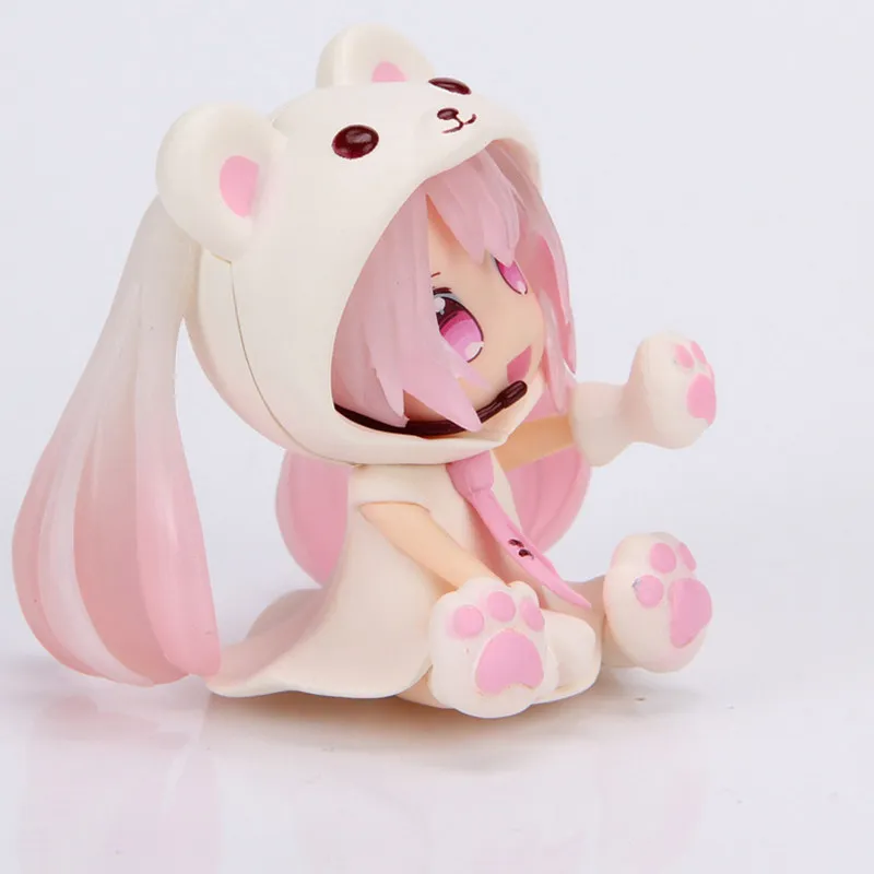 Япония Nendoroid Figma Аниме Хацунэ Мику Рисунок белый медведь Снег Q Ver. Коллекционные