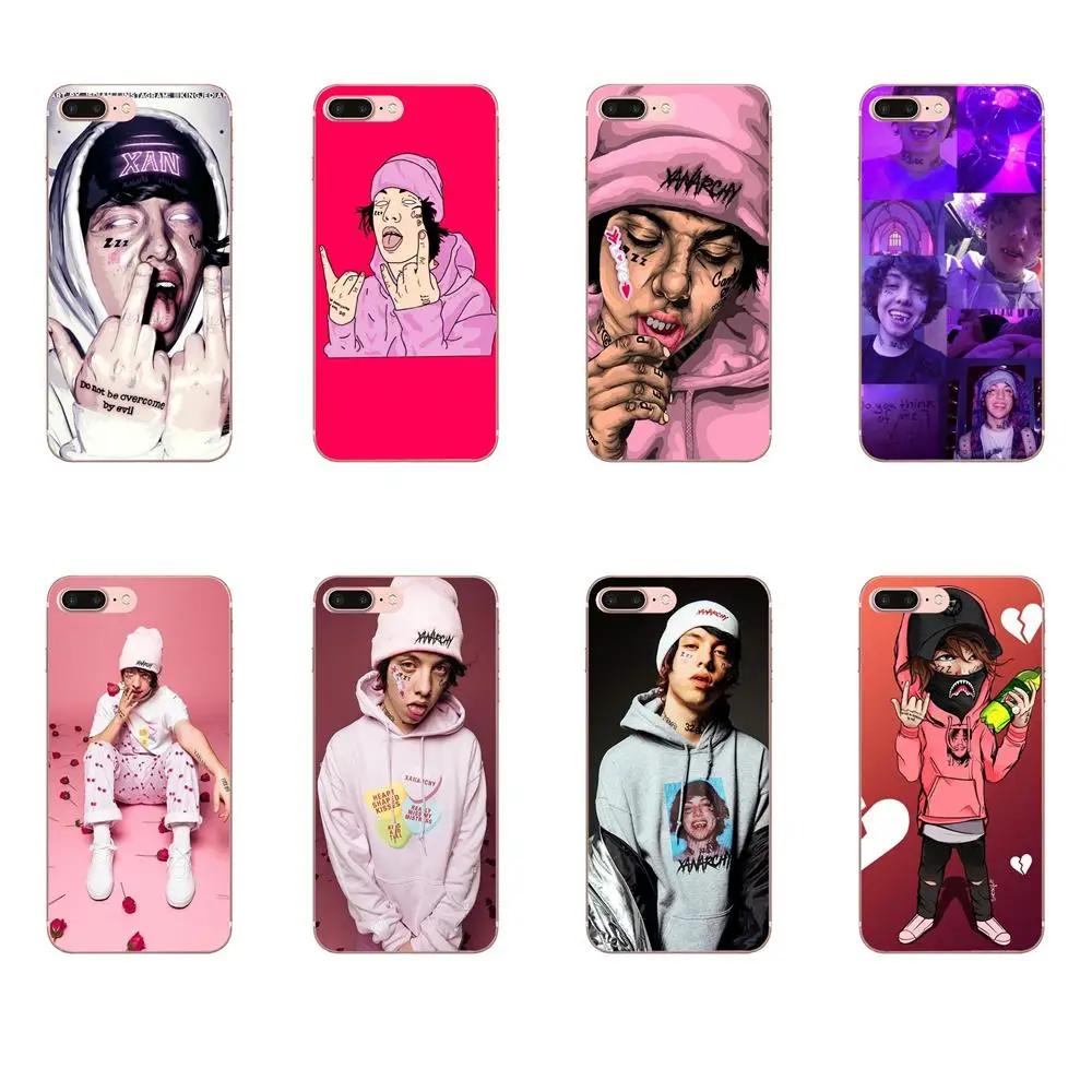 Мягкий ТПУ модный мобильный телефон с низким уровнем банды Lil Xan Xanarchy уникальный