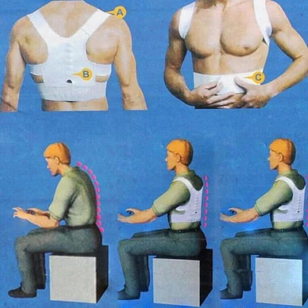 Body Shaper Adjustable Magnetic Posture Support Corrector Back Pain Shoulder correction | Спорт и развлечения