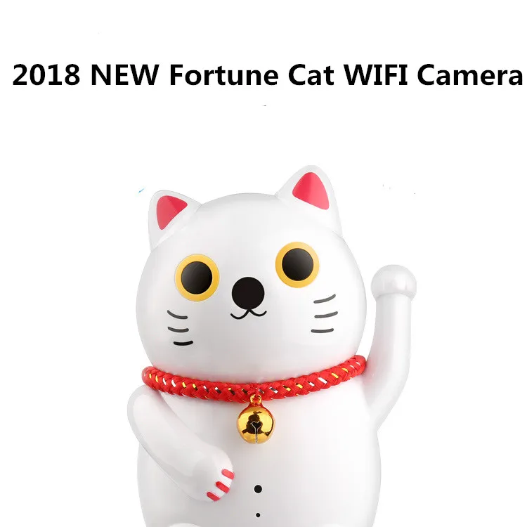 1080P Wifi IP камера 2MP Fortune Cat Беспроводная cctv P2P SD карта Дефлекция движения