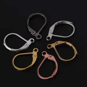 50 шт., 15x10 мм латунь французский крючок для серьги, серьги базовые аксессуары для бижутерии, материал для рукоделия фитинги настройки