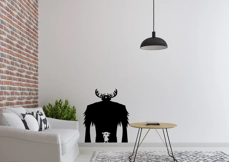 Цельный кусок Чоппер аниме Вдохновленный Дизайн настенная художественная