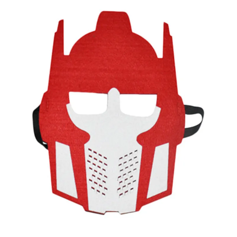 Cartoon Transformer Themed Party Felt Masks Kids Children Birthday School Cosplay Game Decorations Dress up Costume Mask | Тематическая