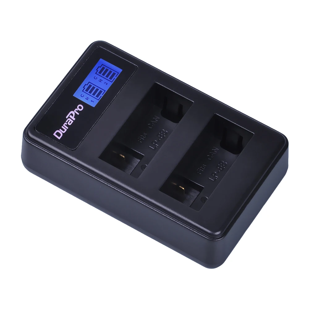 Зарядное устройство с двумя USB портами для Canon EOS 550D 600D 650D 700D kiss X4 X5 X6i X7i Rebel T2i T3i T4i