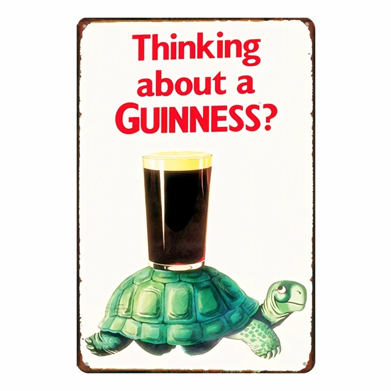 Guinness хорошо для вас табличка металлическая пластина Бар Паб Клуб декоративный знак пиво плакат винтажный Декор Бар рекламный знак MN107