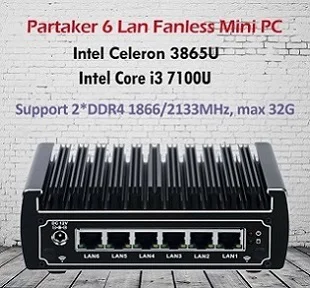 Причастником промышленного безвентиляторного Мини ПК Intel Celeron 1037U Core i5 3317U двухъядерный двойной Lan 4* COM поддержка Linux Windows