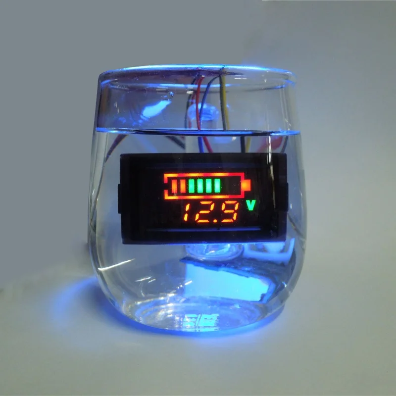 Индикатор емкости свинцово кислотного литиевого аккумулятора 60 в светодиодный