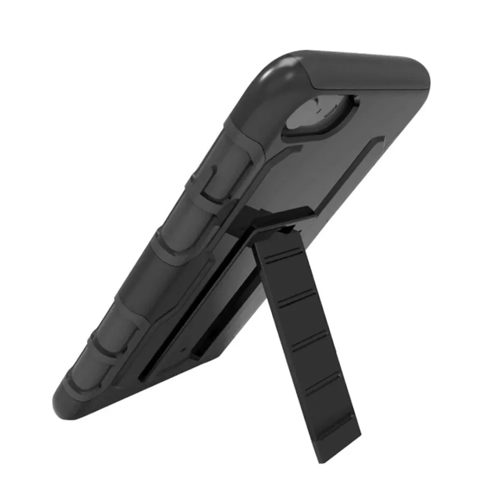 В случае Apple iPhone 4 7 &quotPC + Силиконовый военный антиударный пояс кобура Зажим для