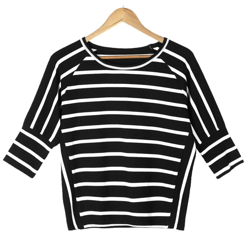 Горячие продажа 2017 летний новый мода повседневная женщины О-Образным Вырезом