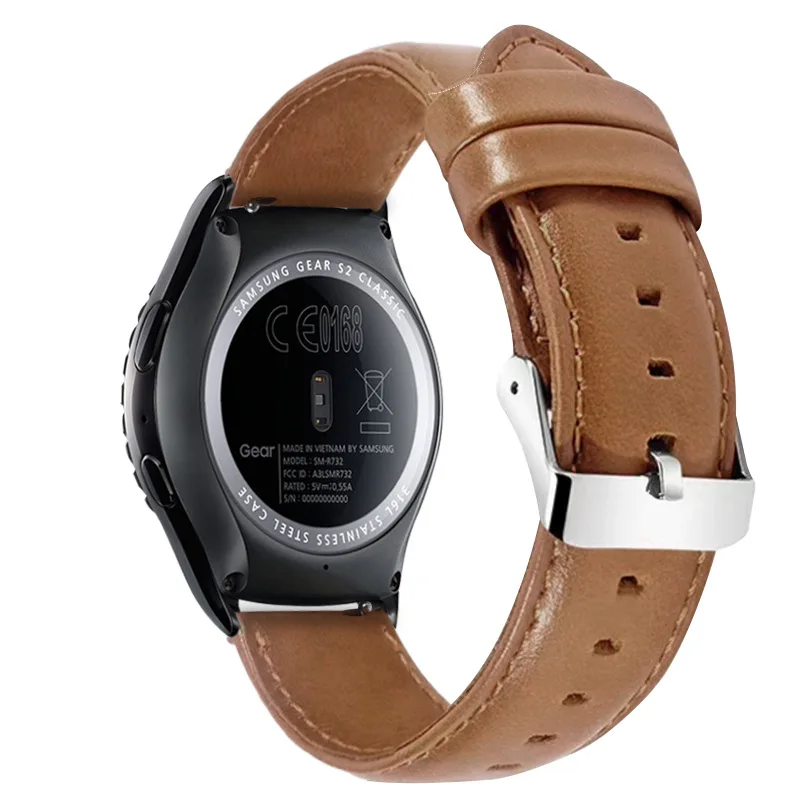 Смарт-браслет шириной 20 мм из натуральной кожи ремешок для часов Quick Release huawei watch2
