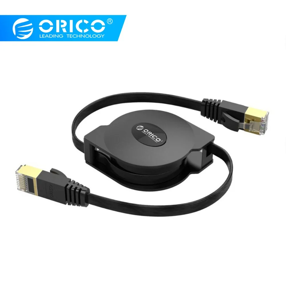 ORICO лента выдвижной тип гигабитный Ethernet кабель RJ45 Lan сетевой Патч корд для