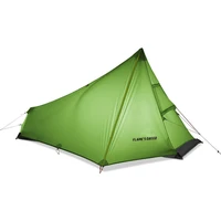 flames creed oudoor ultralight camping tent 1 person professional 15d20d nylon silicone rodless tent lightweight camping gear