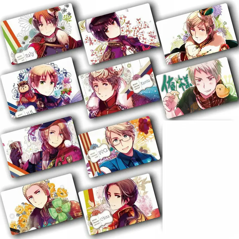 Hetalia Axis Powers APH наклейка 100 шт. разные стили аниме наклейки s Bus ID водонепроницаемые